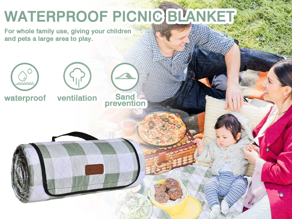 Outdoor large picnic mats, picnic blankets, camping blankets