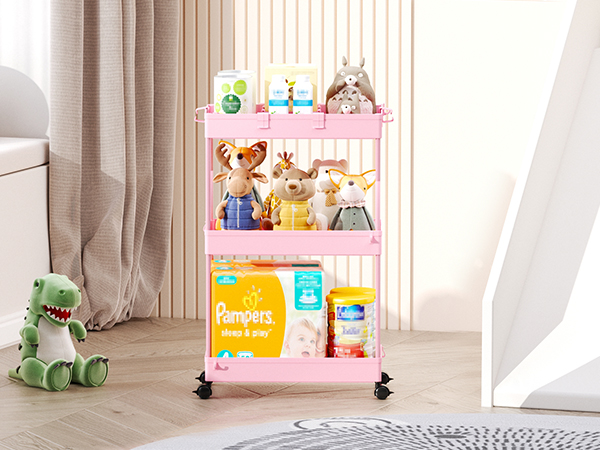 Slim rolling cart