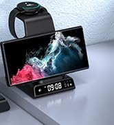 Wireless Charger for Samsung, 3 in 1 Wireless Charging Station for Samsung Galaxy S22/S21/S20/S10...