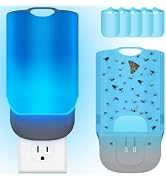 Flying Insect Trap for Indoors – Plug-in Bug Catcher with UV Light for Fruit Flies, Gnats, Mosqui...