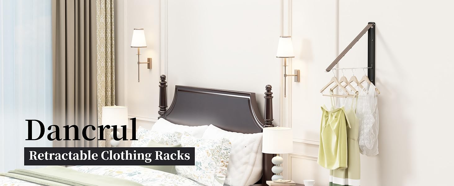 wall mount clothes hanger