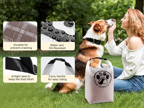 dog food travel container