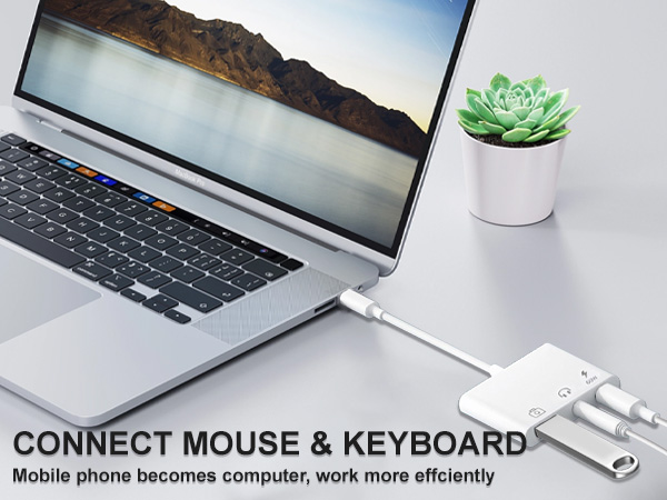 aux to USB C to 3.5mm audio adapter USB C to USB adapter USB OTG adapter USB C to headphone jack