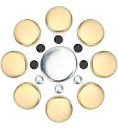 Espusta Freeze Plug Kit Brass Freeze Frost Plug Parts MPE-100BR Compatible with Chevy Small Block...