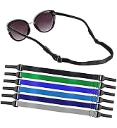 SMARTTOP Adjustable Glasses Strap-6 Pack No Tail Eyeglass Straps Eyewear Retainer Sport Unisex Su...
