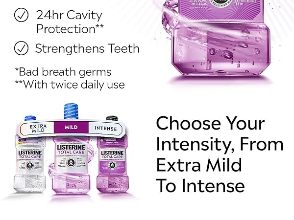 listerine total care eliminate bad breath germs