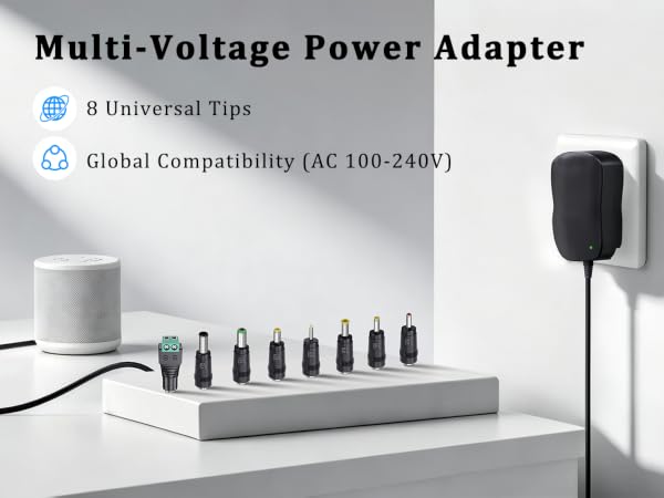 ac adapter universal dc power supply replacement power cord charger adaptor AC 100V-240V