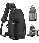 K&F CONCEPT Camera Sling Bag Crossbody Bag Camera Shoulder Backpack DSLR/SLR/Mirrorless Photograp...