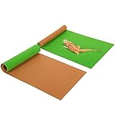REPTI ZOO Reversible Reptile Carpet Pack of 2PCS, Terrarium Substrate Bedding Liner (17 in X 35 i...