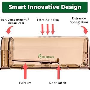 live loaded mousetrap humanos reutilizables volantes captura liberación vivo inteligente ketch mous
