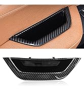 Jaronx Compatible with BMW X3/X4 Door Handle, Carbon Fiber Pattern Driver Side Door Handle Cover ...