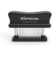 XSpecial Meat Tenderizer Tool 48 Blades Stainless Steel - Kitchen Cooking Gadgets Tools with Ultr...