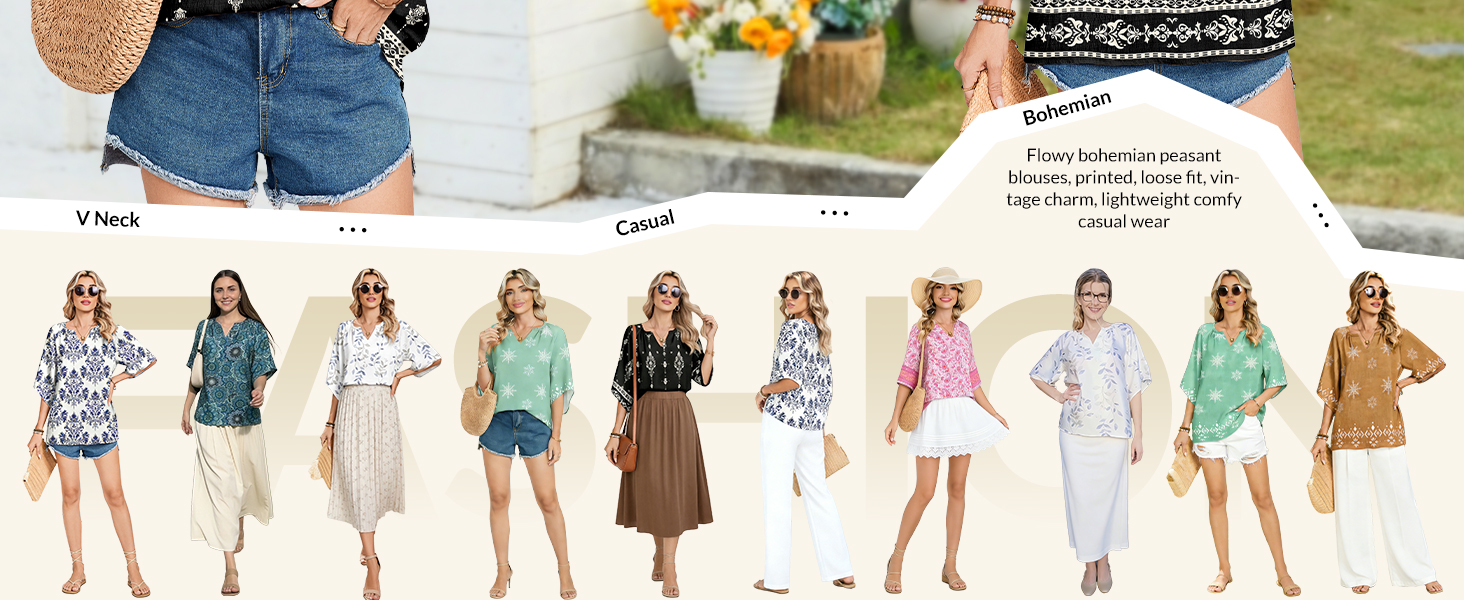 Casual Loose Blouses Shirts