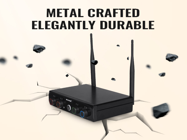 MELONARE 4-Channel Wireless Microphone System