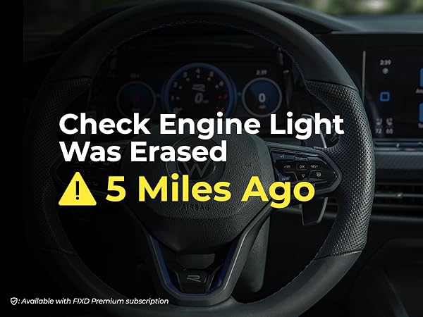 See vehicle history Car diagnostic scanner shows title status, accident data, and mileage trends