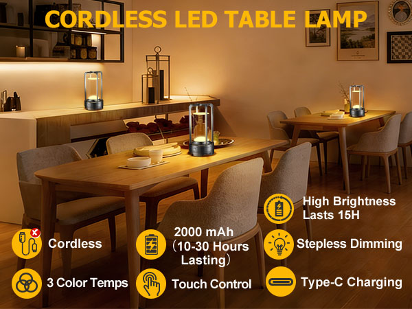table lights