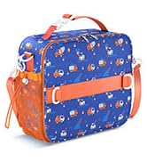 YOLAY Kids Lunch Bag Double Insulated Spacious with Zippered Pocket Adjustable Straps & Handles B...