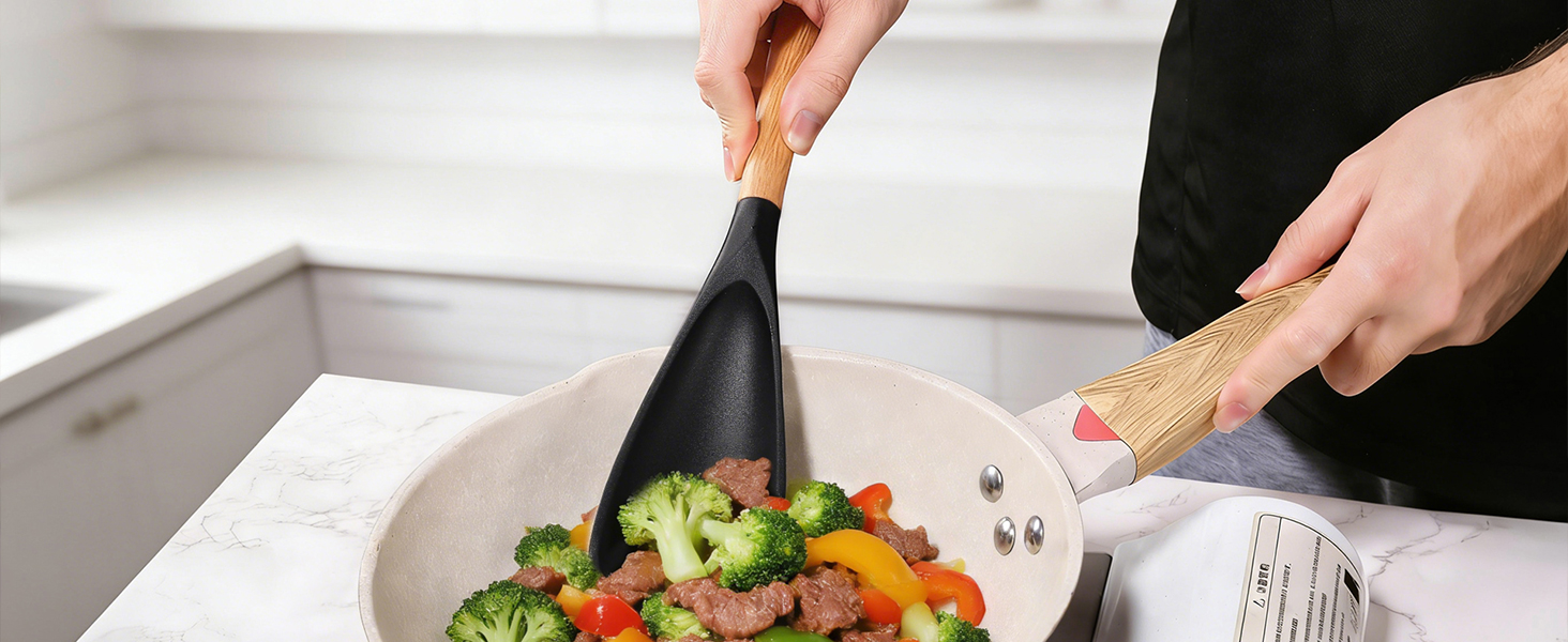 cucharas de silicona para cocinar