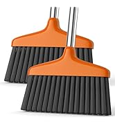 Handy Broom 2 Pack, Indoor/Outdoor Brooms, Duty Kitchen Broom, for Home Garage Kitchen Office Cou...