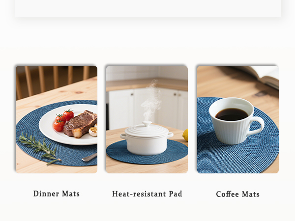 round placemats