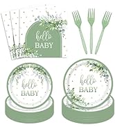 baby shower plates and napkins