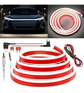 Nilight LED Hood Light Strip, 59Inch Flexible Car Hood Light Waterproof Dynamic Startup Daytime R...
