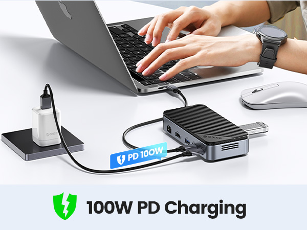 USB C Hub with M.2 Enclosure