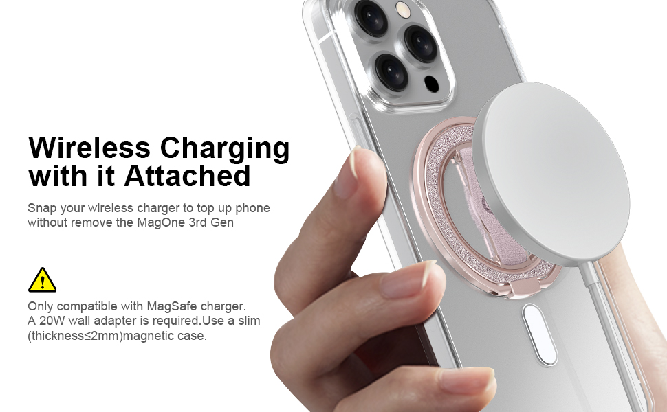 EWA MagSafe Cell Phone Ring Holder Kickstand