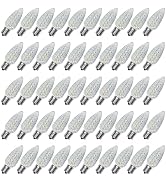 KGC 50Pack C9 Led Replacement Christmas Light Bulb, C9 Shatterproof Led Bulbs for Christmas Outdo...