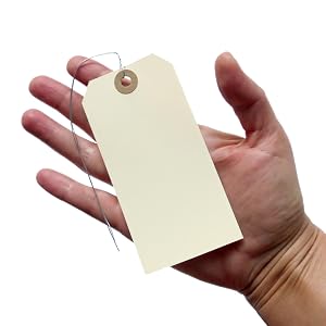 manilla tags with wire labels with string tie on tags wired tags wire tags write on wire label tags