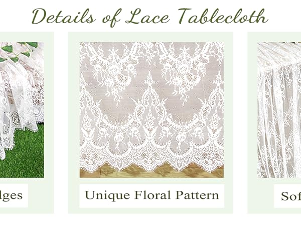 LACE TABLECLOTH DETAILS