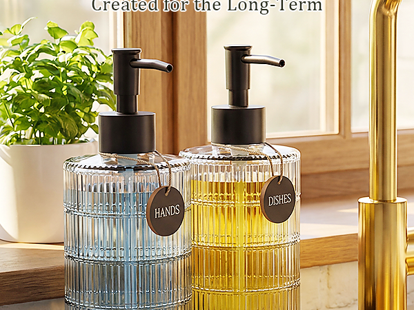 soap dispenser set