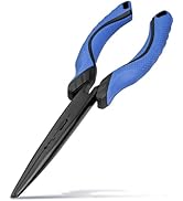 Pullther Fishing 9.4-inch Fishing Pliers,Carbon Steel with teflon coated fishing tools,Multitool ...