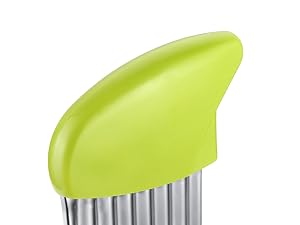Green crinkle cutter