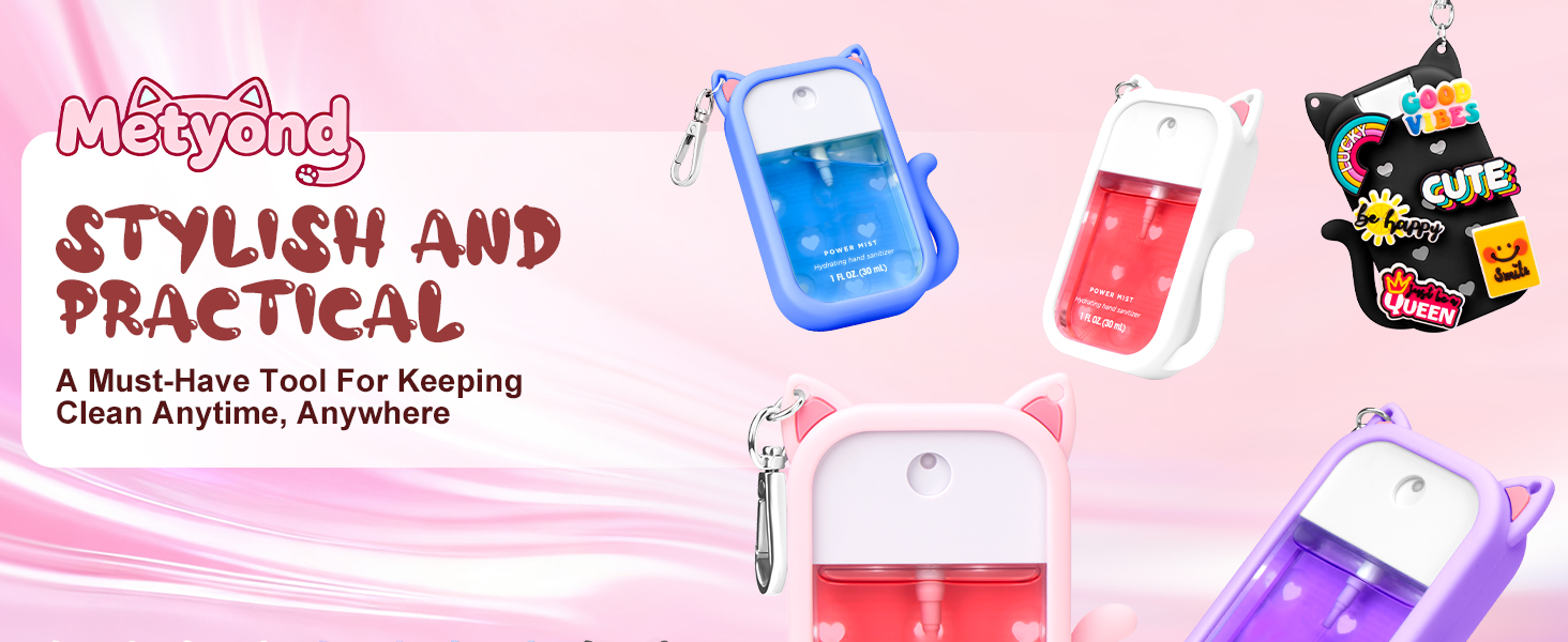 Silicone Case Compatible with Touchland Hand Sanitizer Spray