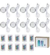 BambooSegD 10PCS Remote Control RGB LED Lamp Kit 001 for Bambu Lab H2D/X1/P1P/A1 Multicolor Inclu...