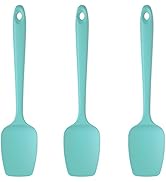 U-Taste Silicone Spoon Spatula Set, 600ºF High Heat Resistant BPA-Free Flexible Rubber Scraper, C...