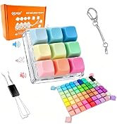 9-in-1 Keyboard Fidget Toy in Gift Box—Clicky, Creamy & Silent Stress Relief Clicker Keychain, 75...