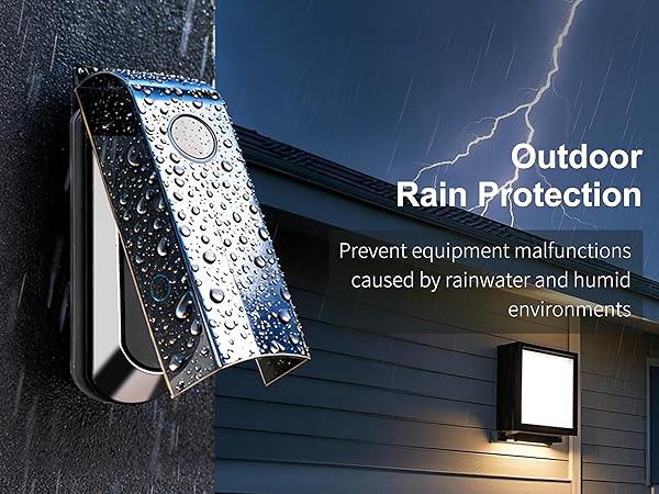 Prevent equipment malfunctions caused by rainwater and humid environmentS