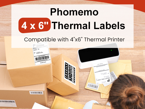 4x6 Thermal Label Printer Paper