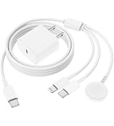 QZIIW Apple Watch Charger,Apple iWatch Magnetic Fast Charger to USB C Cable,3 in 1 Multi Charging...