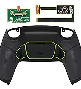 eXtremeRate Black Rubberized Grip Programable RISE 2.0 Remap Kit for PS5 Controller BDM 010 & BDM...