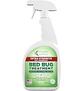 Bed Bug Spray Extra Strength Treatment by Hygea Natural 24oz –Treat Bed Bugs, dust Mites, lice, F...