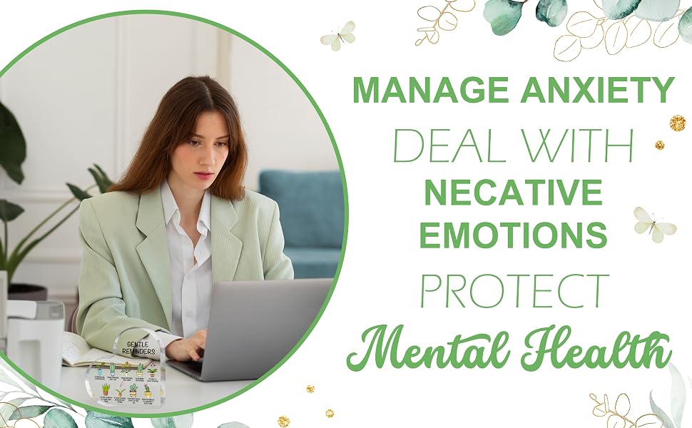 Gentle Reminders Decor, School Counselling Office Mental Health Awareness Gifts