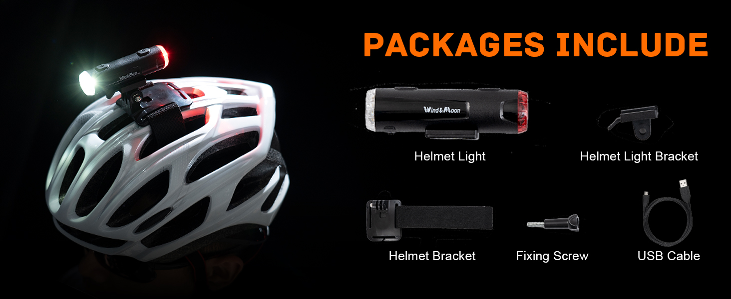 mtb helmet lights for night riding for bicycle