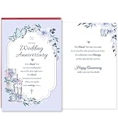 hvdler Religious Wedding Anniversary Card for Daughter and Son-in-law, Christian Wedding Gift for...