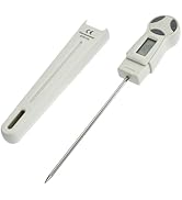 allsun Digital Meat Thermometer with Stainless Steel Probe, High Precision °C/°F Cooking Thermome...