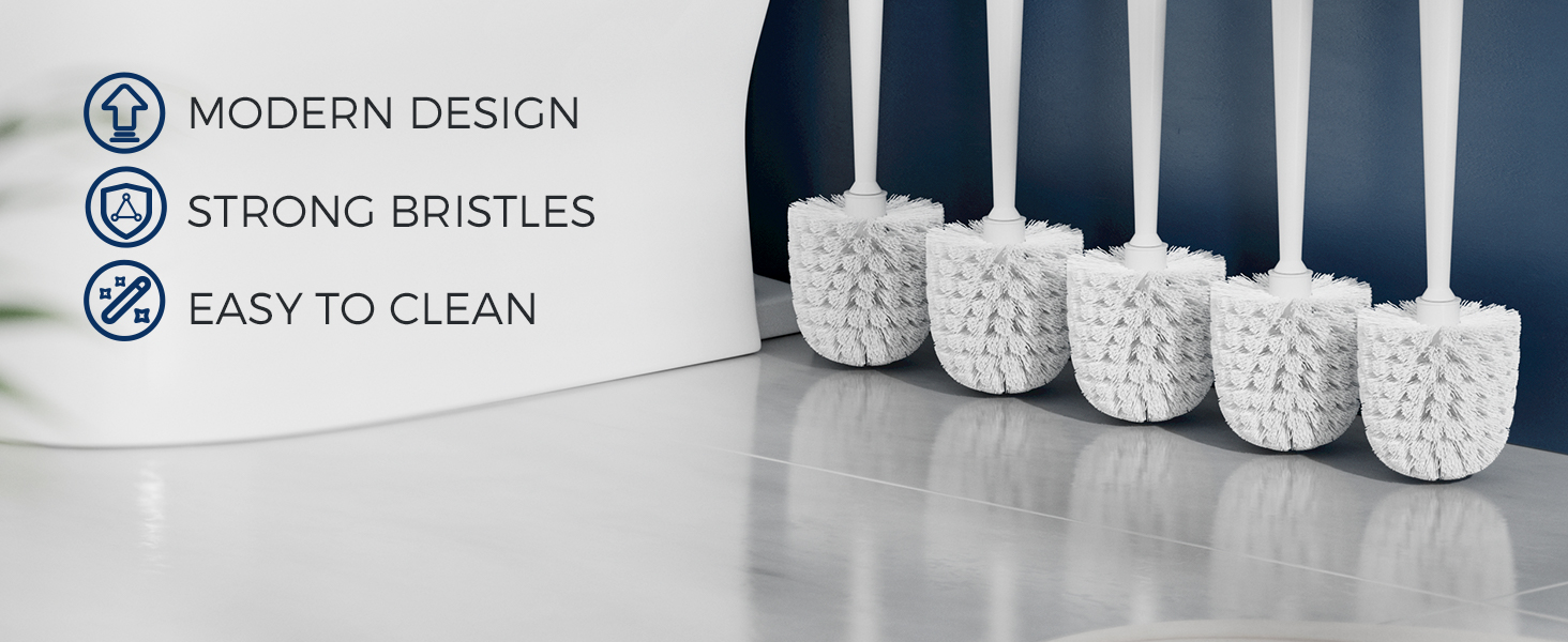toilet brush and holder set