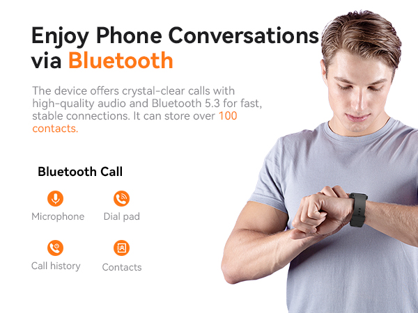 Bluetooth call smart watch