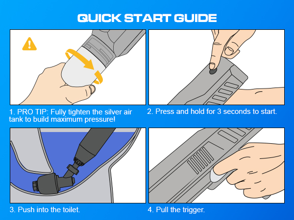 high pressure toilet unblocker